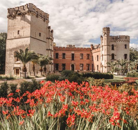 Photo du Jardin Botanique avec vue sur le château
